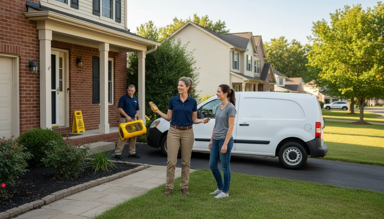 Residential water damage restoration in Loysville, PA